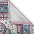 thumbnail image 3 of Ambesonne Ethnic Kitchen Curtains, Paisley Oriental, 55"x39", Pale Pink Purple, 3 of 3