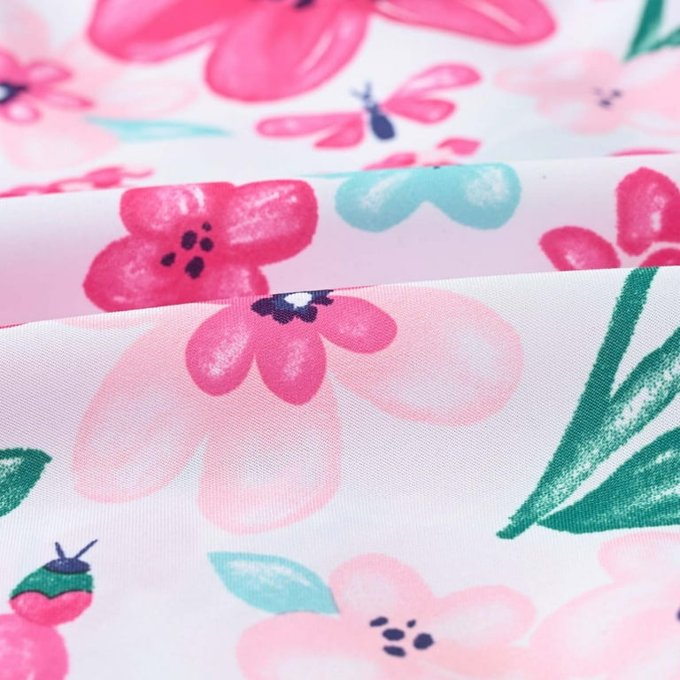 Tdoqot Toddler Girls Hawaiian Shirts- Summer Casual Floral Button