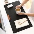 thumbnail image 2 of Desk Pad Felt, Table Cover Desk Mat Soft Smooth Protector Blotter Mouse Pad Mug Cup for Writing, Gaming, Laptop, Desktop at Academic, Office, Home (Red, 8 Sizes Available), 2 of 8