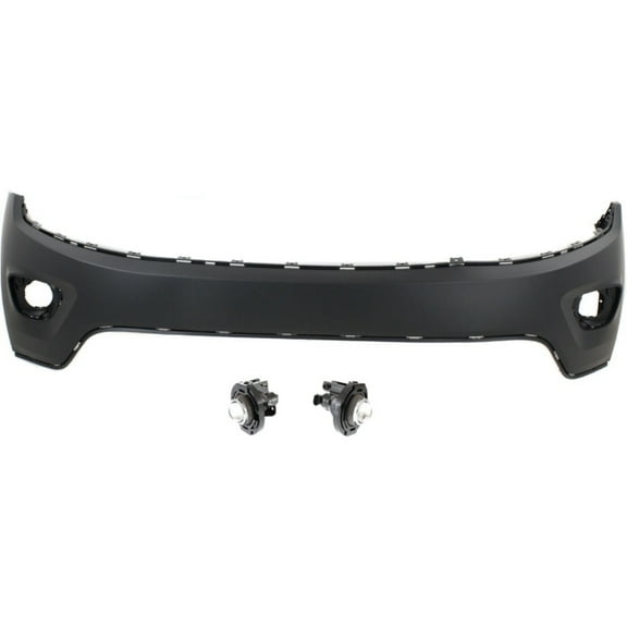 Geelife For Grand Cherokee 1WL27TZZAC Set of 3 Bumper Covers Fascias Front Upper