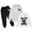 #A03 White, variant on TGPMGRZ Boys 2 Piece Outfits Sweatsuit Long Sleeve Top & Elastic Waist Pants Toddler Casual Activewear Outfits #A01 Blue, 7-8 Years