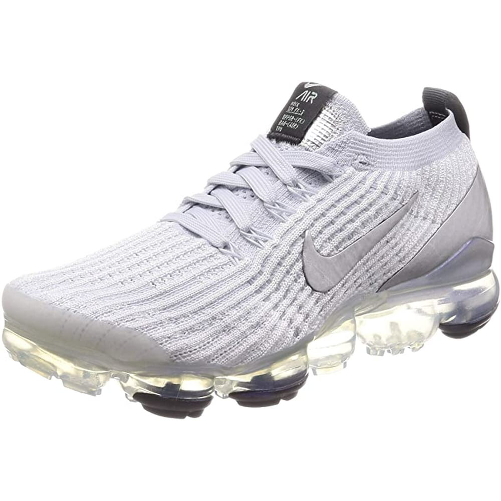 Nike - Nike Women's Air Vapormax Flyknit 3 Running Shoe, White/Grey, 6. ...