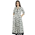 thumbnail image 1 of Bimba Women A-Line Anarkali Kurti Long With Pockets Designer Blouse, 1 of 8