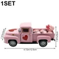 thumbnail image 2 of Jiibva Vintage Pickup Truck Model With Heart Retro Truck Decor Collectible Vehicle Decoration Alloy Pickup Truck Figurine For Christmas Tabletop Decorations, 2 of 7