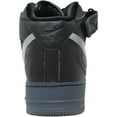 thumbnail image 3 of Nike Air Force 1 Mid PRM Black/Metallic Silver DX3061-001 Men's Size 9.5 Medium, 3 of 4