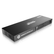 TESmart 8-Port HDMI KVM Switch - Autoscan, Rackmount, Ethernet, USB Hub, 4K 30hz
