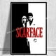 thumbnail image 1 of Póster de Scarface de película de gángster clásico, impresiones en lienzo, dormitorio, decoración grande del hogar, arte de pared, imagen, pared, decoración de oficina, 1 of 4