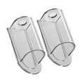 thumbnail image 4 of MOVTOTOP Toothbrush Holder Set of 2 Wall Mounted Punch Free Shelf for Home Use Transparent Plastic, 4 of 8