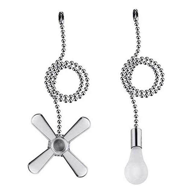 CAROOTU Ceiling Fan Pull Chain Multifunctional Metal Chandelier Accessories Unique Decoration for Home