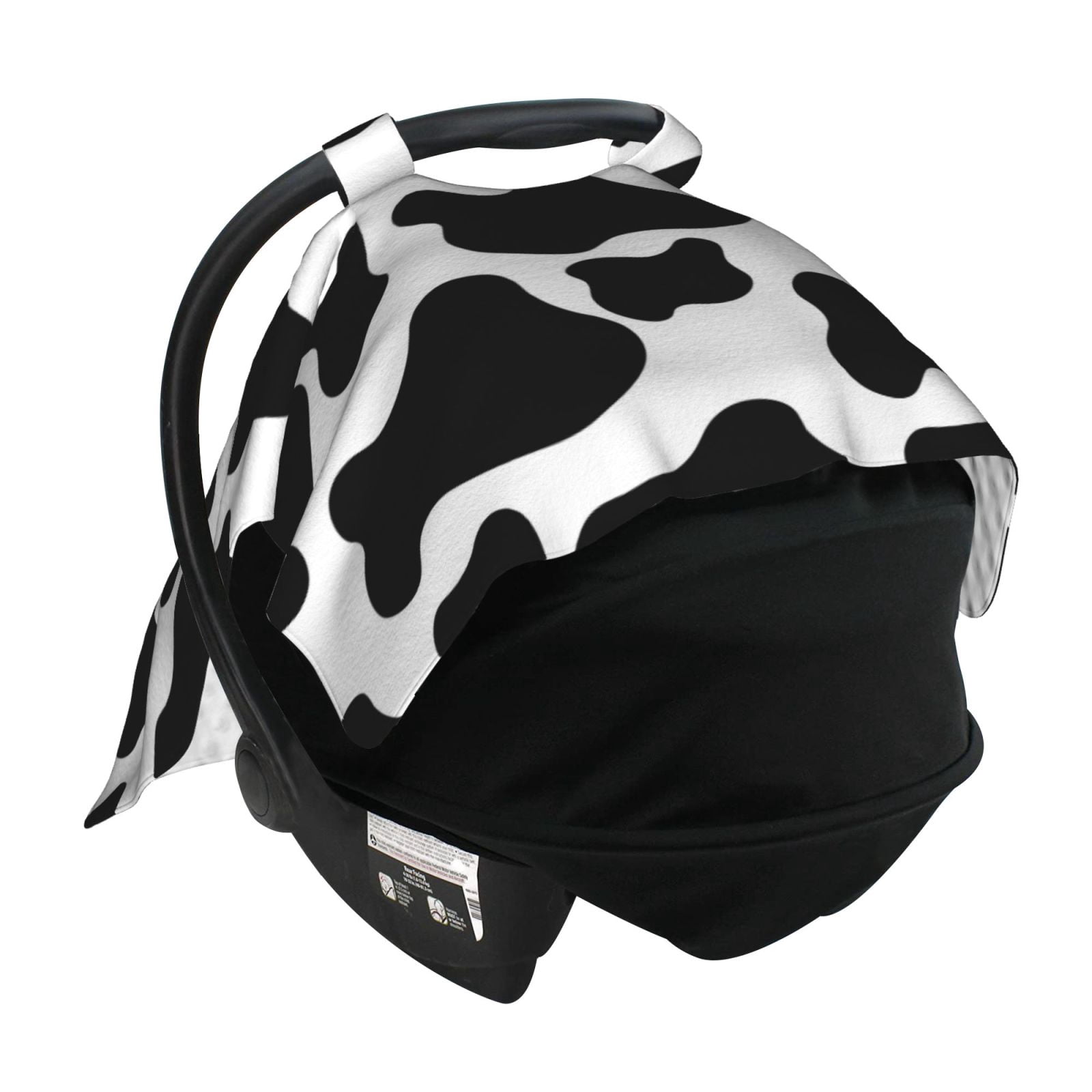 Car Seat Cover Baby - cow spots pattern Breathable Infant Car Seat Cover for Baby Carseat, Lightweight Comfort Baby Essentials Must Haves Newborn Stuff for Girl Boy