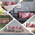 thumbnail image 6 of Pink Mountain Body Pillow Covers 20"x60", Misty Forest Nature Woodland Pine Tree Landscape Soft Brushed Microfiber Breathable Throw Pillow Covers, Pillowcase with Zipper for Couch Sofa Bedroom, 6 of 9