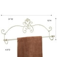thumbnail image 3 of Graceful Aldabella Scroll Wall Mount Towel Bar Creamy Gold 30", 3 of 5