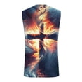 thumbnail image 4 of Summer Tank Tops for Men 2026 Cross Graphic Muscle Sleeveless Tank Tops Cut Off T Shirts Workout Gym Tee Shirts L, 4 of 4