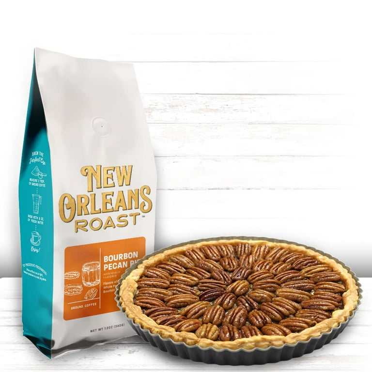 New Orleans Roast Bourbon Pecan Pie Ground Coffee - 12oz Bag (Pack Of 3)