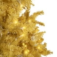 thumbnail image 5 of Naomi Home Maria 9 ft Pre-Lit Golden Artificial Christmas Tree with Realistic Branches & LED Lights, 5 of 9