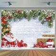 thumbnail image 1 of 7x5FT Christmas Background Photography Winter Christmas Photography Background Christmas Tree Snow Gift Decoration Background Banner For Holiday Party, 1 of 5
