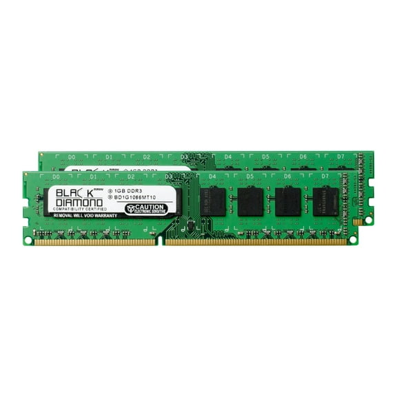 1GB RAM Memory for ASRock Motherboards G41M-VS3 R2.0 240pin PC3-8500 DDR3 DIMM 1066MHz Black Diamond Memory Module Upgrade