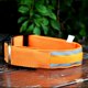 thumbnail image 2 of Collar luminoso para perros Naranja M Collar LED recargable Cadena de seguridad LED intermitente con correa de muñeca ajustable, 2 of 5