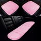 thumbnail image 1 of Juego Universal de Fundas para Asientos de Coche, Cojín para Asiento Delantero y Trasero, Alfombrilla de Asiento de Lana de Oveja Rosa 1 Juego, 1 of 7