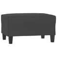 thumbnail image 1 of Puf VidaXL, otomana de tela con 4 patas de madera, color gris oscuro, 1 of 7