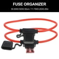 thumbnail image 2 of LIFKOME 2Pcs Splashproof Fuse Box Red Automotive Fuse Block with Detachable Base for 10Awg Wire, 2 of 6