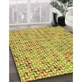 thumbnail image 3 of Ahgly Company Machine Washable Indoor Rectangle Transitional Dark Golden Rod Brown Area Rugs, 2' x 3', 3 of 7
