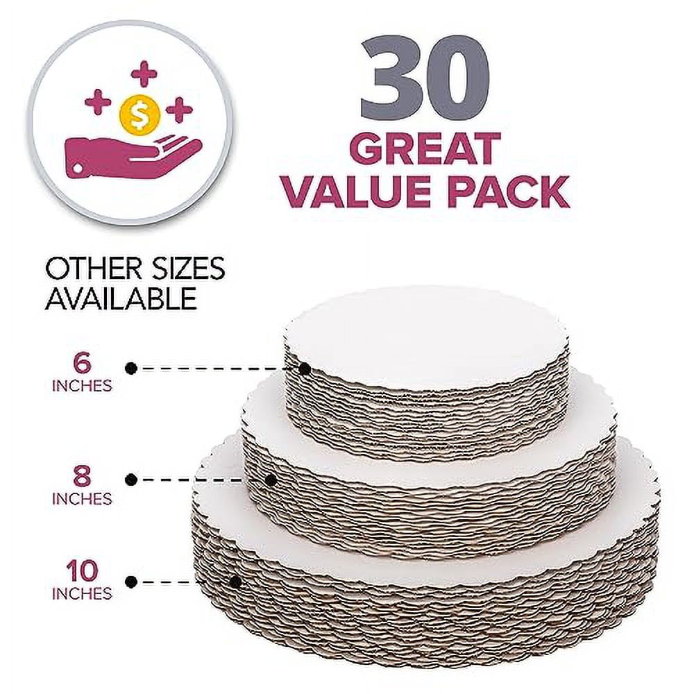 Inch Cake Board 20/40/100Pcs Cake Boards Sturdy Large Round