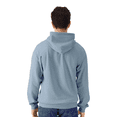 thumbnail image 3 of Gildan Softstyle Full-Zip Hoodie, Ring-Spun Cotton Midweight Fleece Sweatshirt, Stone Blue, XL, 3 of 5