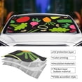 thumbnail image 4 of Kdxio Cartoon Vegetables Print Front Windshield Sun Shade,Folding Auto Sunshade for Car Truck SUV-Medium, 4 of 7