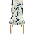 thumbnail image 2 of Chair Covers for Dining Room Set of 4,Stretch Kitchen Chair Slipcover 4 Pieces, Dining Chair Cover 4 Pack, Washable and Removable (Abstract Floral), 2 of 5