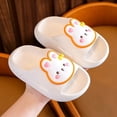 thumbnail image 1 of New PVC Platform Purple Slippers Child Girl Thick Sole Cloud Shoes Lovely Rabbit Summer Clapper Children's Outdoor Beach Slides, 1 of 5