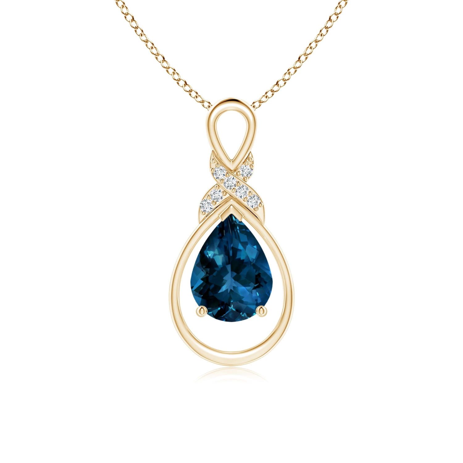 1.25 ct. London Blue Topaz Pendant 