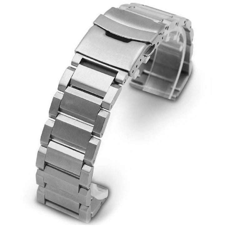 Steel and Leather Replacement Watch Band Fits Citizen AW7020 Steel and Leather Replacement Watch Band Fits Citizen AW7020