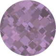 thumbnail image 1 of Ahgly Company Tapis d'Intérieur Lavable en Machine Carré Transitionnel Orchidée Violet, 3 Pieds Carré, 1 of 7