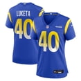 thumbnail image 1 of Maillot de Jeu d'Équipe Royal Los Angeles Rams pour Femmes Jesse Luketa S, 1 of 3