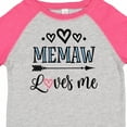 thumbnail image 4 of Inktastic Memaw Grandma Loves Me Girls Toddler T-Shirt, 4 of 5