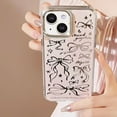 thumbnail image 4 of for iPhone 14 Case Pink Bow Cute Coquette Ribbon Design for Women Girls Teens Aesthetic Bows Protective Phone Cover for iPhone 14, 4 of 5