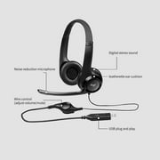 Logitech H390 Wired Headset Stereo USB Headset with Noise Reduction Microphone Ergonomic Headset for Voice Call Conference