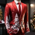 thumbnail image 2 of Boho pour Hommes Veste de Complet à Double Boutonnage Homme Deux Boutons Rétro Ethnique Costumes pour Hommes Style Costumes Ouvert devant Veste de Complet pour Homme Veste d'Affaires Décontractée, 2 of 3