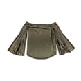 thumbnail image 1 of bar III Blusa sin mangas con brillo para mujer, metálica, mediana bar III Pull-over, 1 of 2