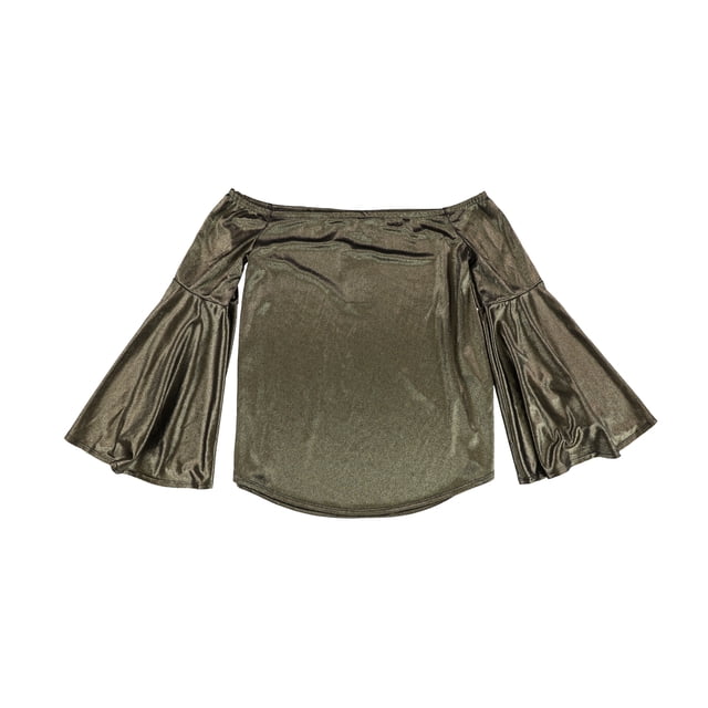 bar III Blusa sin mangas con brillo para mujer, metálica, mediana bar III Pull-over