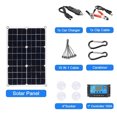LIGAOFENG Portable Power Station Kit Portable Solar Power Complete Kit Solar Power System for Home Use 18W 12 V Solar Panel 100A Solar Charge Controller 6000W Solar Inverter unusual