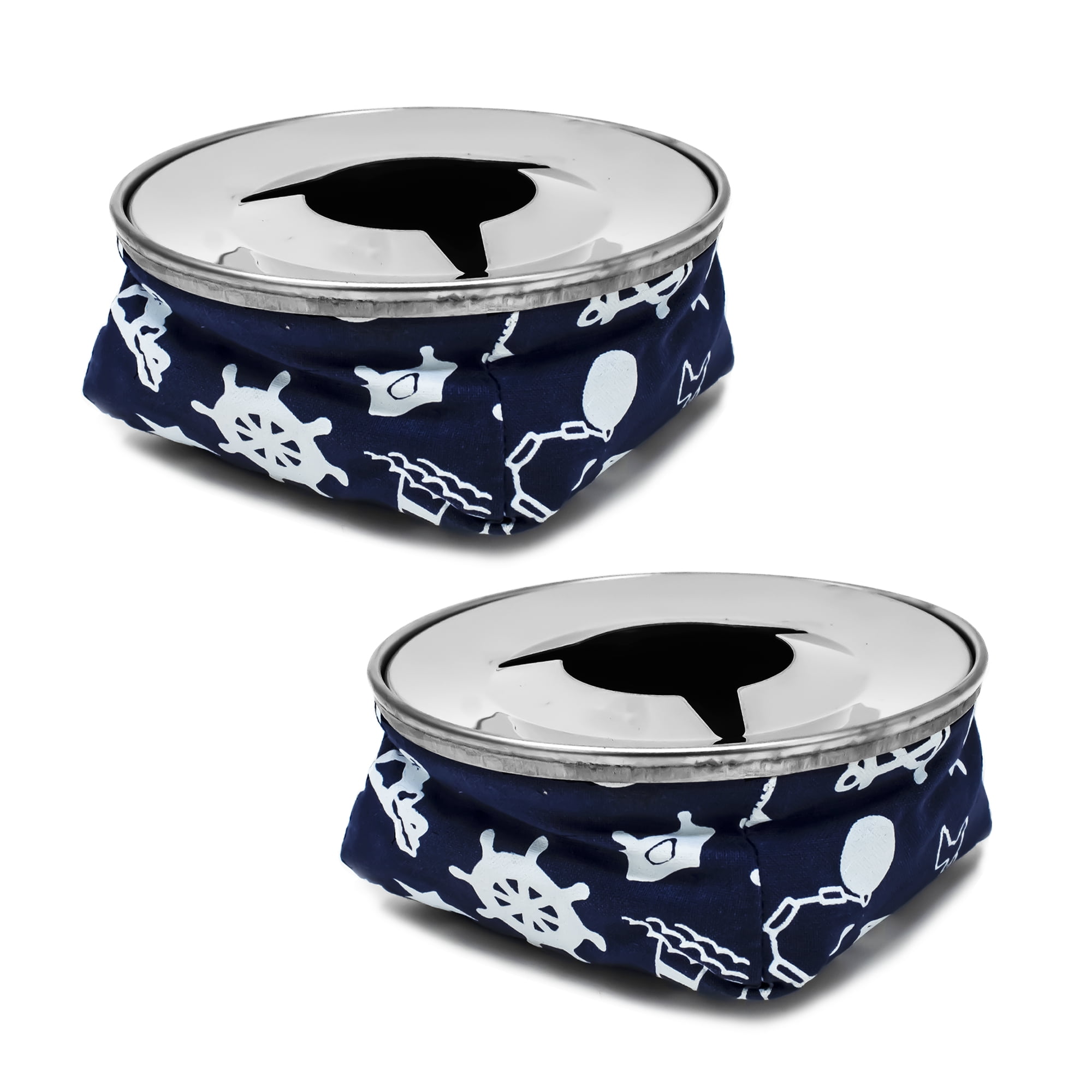 Five Oceans Bean Bag Ashtrays, Blue (Pair) FO101M2
