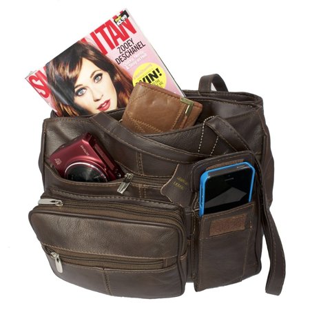 - Cow hide leather Crossbody Handbag