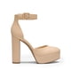 thumbnail image 5 of Zapatos de Plataforma para Mujer DREAM PAIRS con Tacones Gruesos en Color Nude, 5 of 7