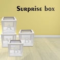 thumbnail image 4 of Caja de almacenamiento transparente Almacenamiento de alimentos Fiesta Sorpresa Decoración de la boda Caja de regalo Suministros para niños, 4 of 8