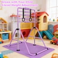 thumbnail image 5 of Ambifirner Gymnastics Bar Gymnastics Horizontal Bar with Adjustable Height Foldable Training Bar with Mat for Home Practice, 5 of 8