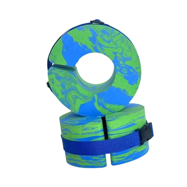 2 piezas de puños acuáticos para niños para nadar, tobillos para deportes acuáticos, juguetes ligeros y divertidos para el agua Verde y azul