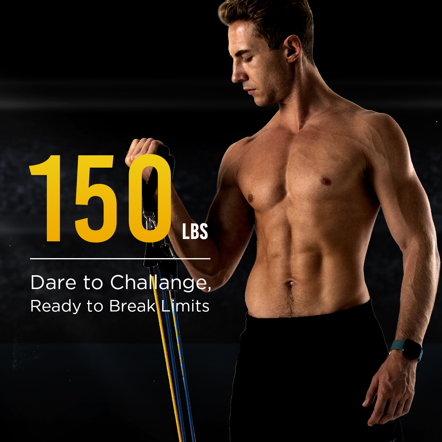 COWIN Resistance Bands Exercise Set Up to 150 lb photo 7