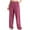 Hot Pink, variant on REORIAFEE Grey Sweatpants for Women Solid Print Palazzo Pants Scrunch Butt Lift Adjustable Tie Knot Casual Pants Lightweight Baggy Stretchy Slacks 2024 Trending Fashion Clothing